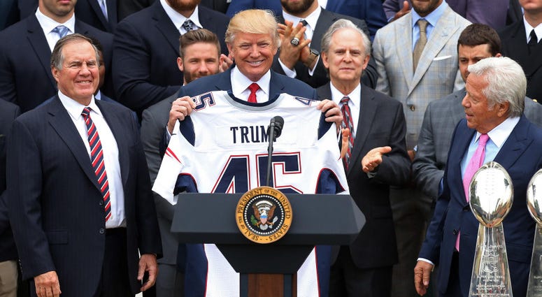 President Trump and Bill Belichick Donald Trump and Bill Belichick